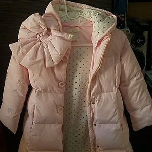 Kate Spade Girles Jacket pink with bow